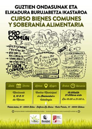 Curso de Bienes Comunes y Soberanía Alimentaria