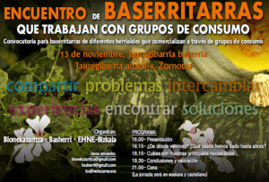 AZA 13 NOV | Encuentro de Baserritarras que trabajan con grupos de consumo