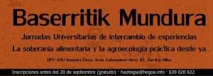 Baserritik Mundura [Unibertsitate Jardunaldiak/Jornadas Universitarias | UPV-EHU]