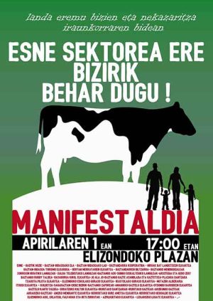 El campo vivo y la agricultura sostenible. ¡El Sector Lácteo también lo necesitamos vivo! (Manifestación)