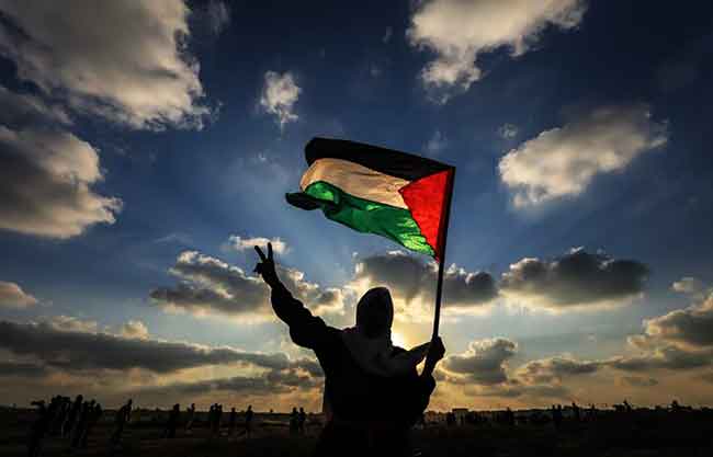 Palestina bandera victoria