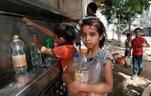 Oxfam Intermón denuncia que Israel ha reducido el suministro de agua en Gaza en un 94%