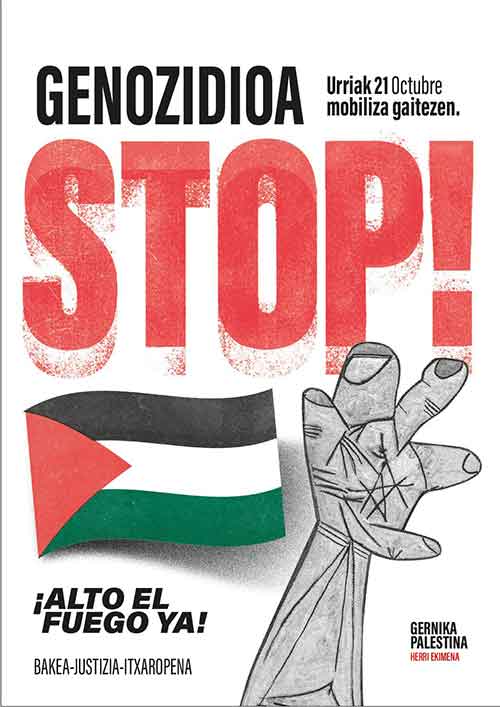 Genozidioa stop Gernika-Palestina - Urriak 21