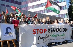 Los sindicatos vascos y Etxalde exigen a las instituciones que dejen de ser “cómplices del apartheid” en Palestina